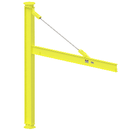 post mount jib crane